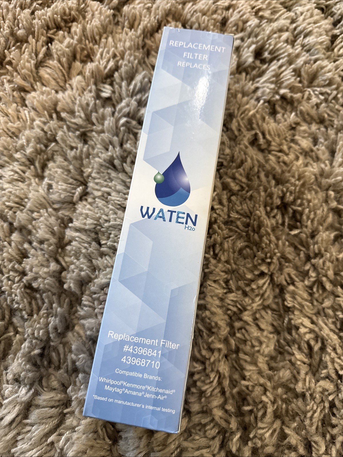 Waten H20 4396841 *4396710 Water Replacement Filter 3 EDR3RXD1 Brand New Sealed