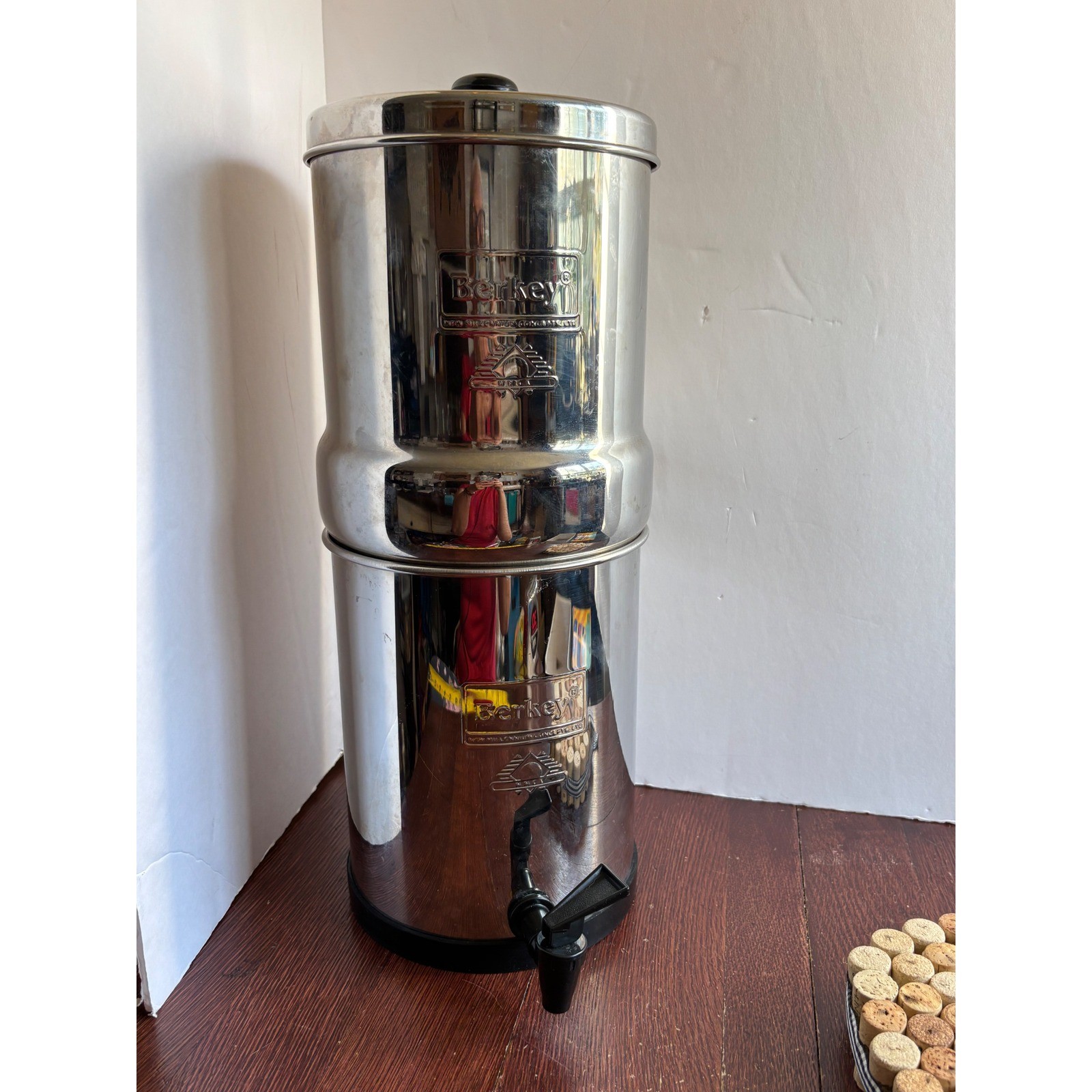Berkey Stainless Steel Gravity-Fed Water Filtration System Housing No Filters
