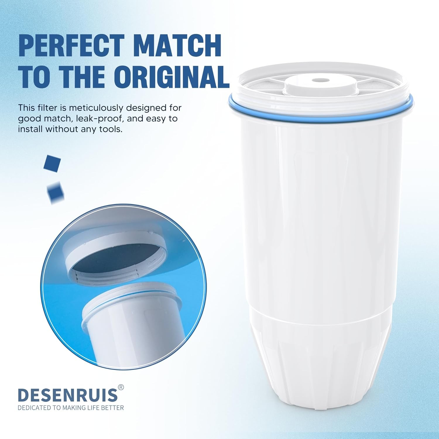 Water Filter Replacement ZR-001 ZR-017 ZR-004 ZP-006 ZD-013 ZS-008 4 Pack