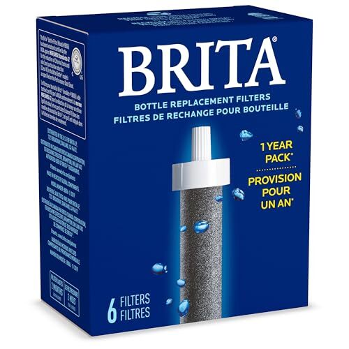 Brita Water Bottle Replacement Filters, BPA-Free, Replaces Assorted Sizes