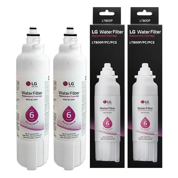 Pack of 2 New Sealed LG LT800P Refrigerator Water Filter Replacement ADQ736134