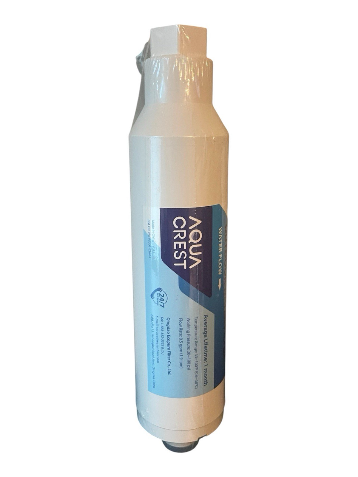 AquaCrest Aqua Optima Evolve Outdoor Water Filter White Plastic New