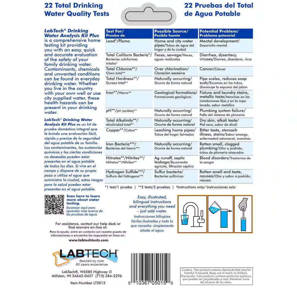 H2O OK plus Complete Water Analysis Test Kit