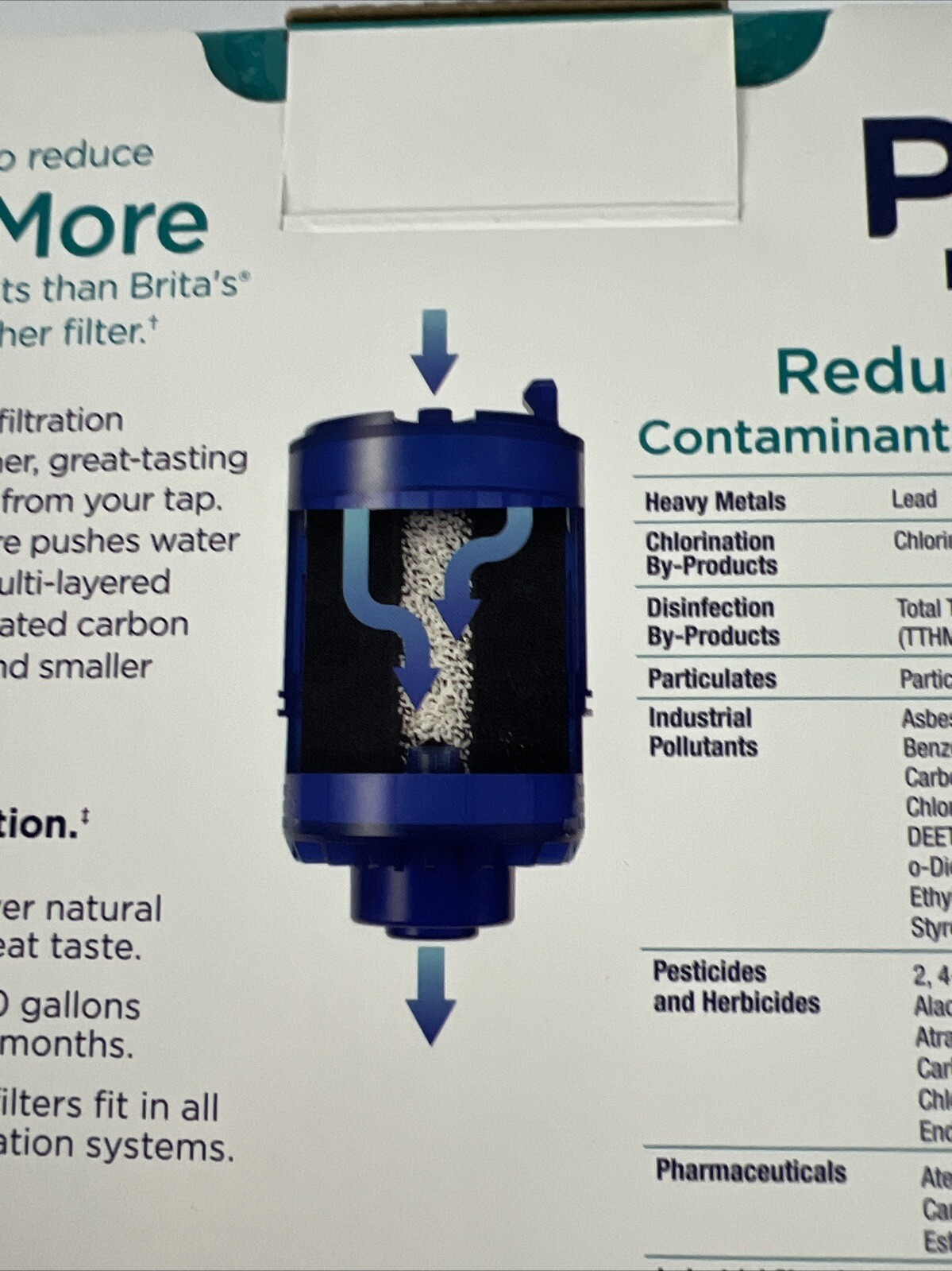 PUR Plus Faucet Filtration System Max Ion Filter Technology Champagne Finish C25