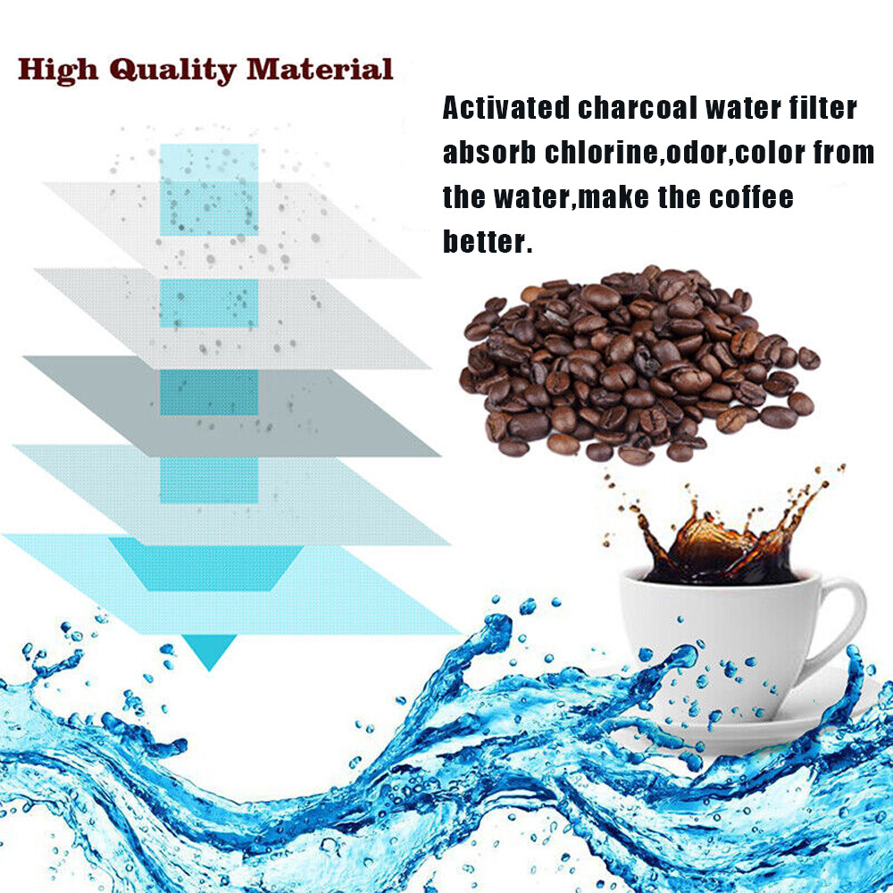 12PCS Charcoal Water Filter For Cuisinart Coffee Maker DCC DGB CBC series
