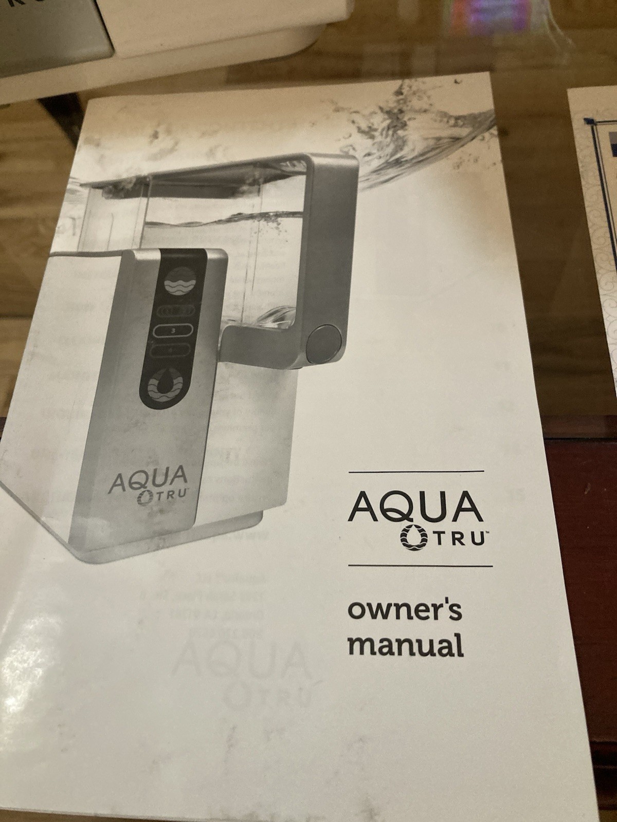AquaTru Countertop Reverse Osmosis Water Purifier System AT2010 W/Extra Tank