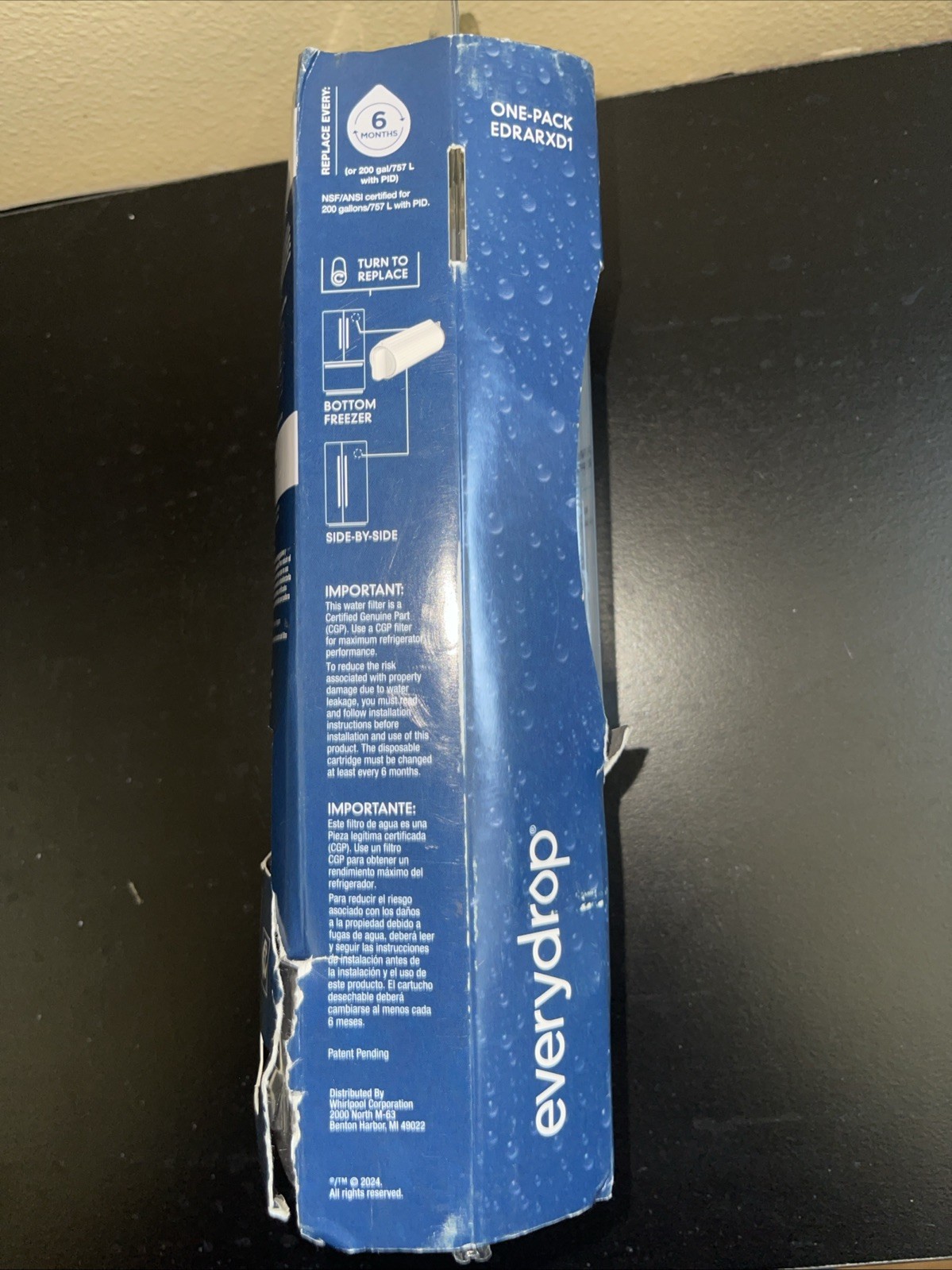Everydrop® By Whirlpool Refrigerator Water Filter A – EDRARXD1