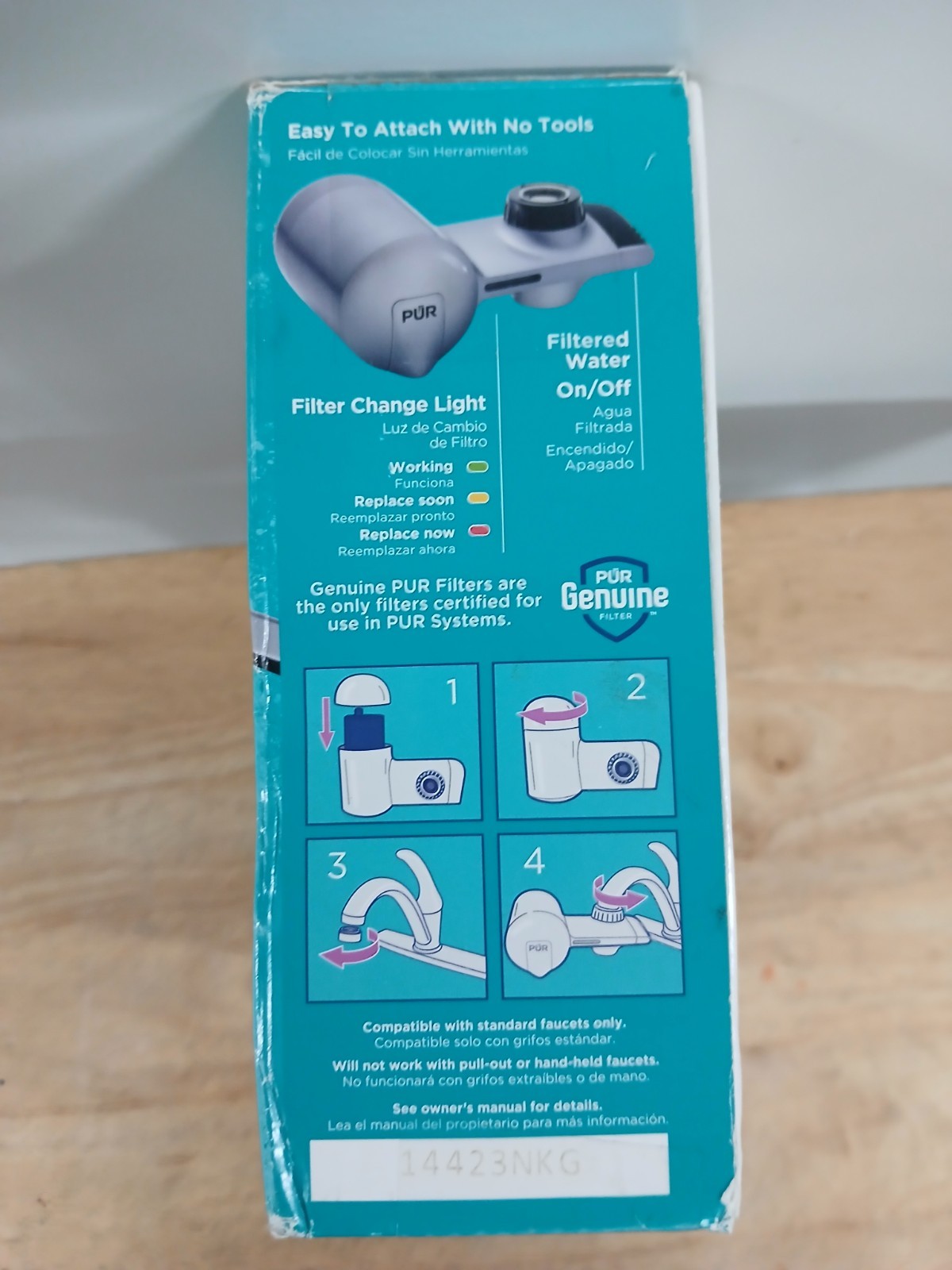 PUR PLUS Faucet Filtration System – Metallic Gray (PFM350V)