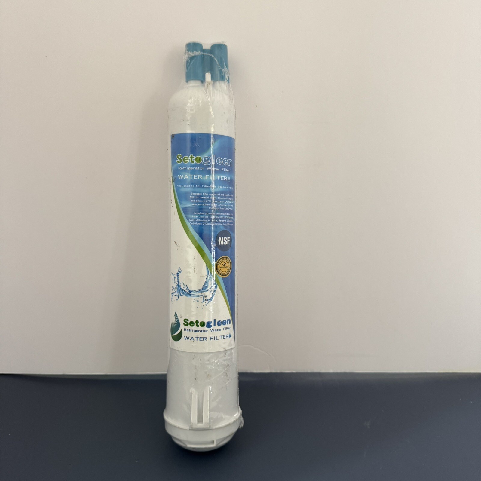 Setogleen Refrigerator Water Filter 1 Pack Fits Filter 3 46-9083 49-9030