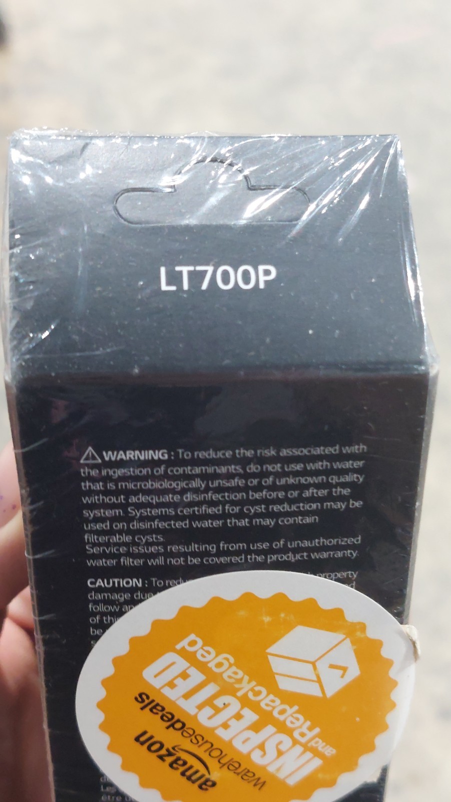 LG Water Filter Replacement Refrigeration Cartridge LT700P/PC/PCS Genuine New