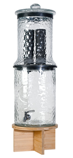 The Water Machine ® water purifier World’s first all-glass gravity water filter.
