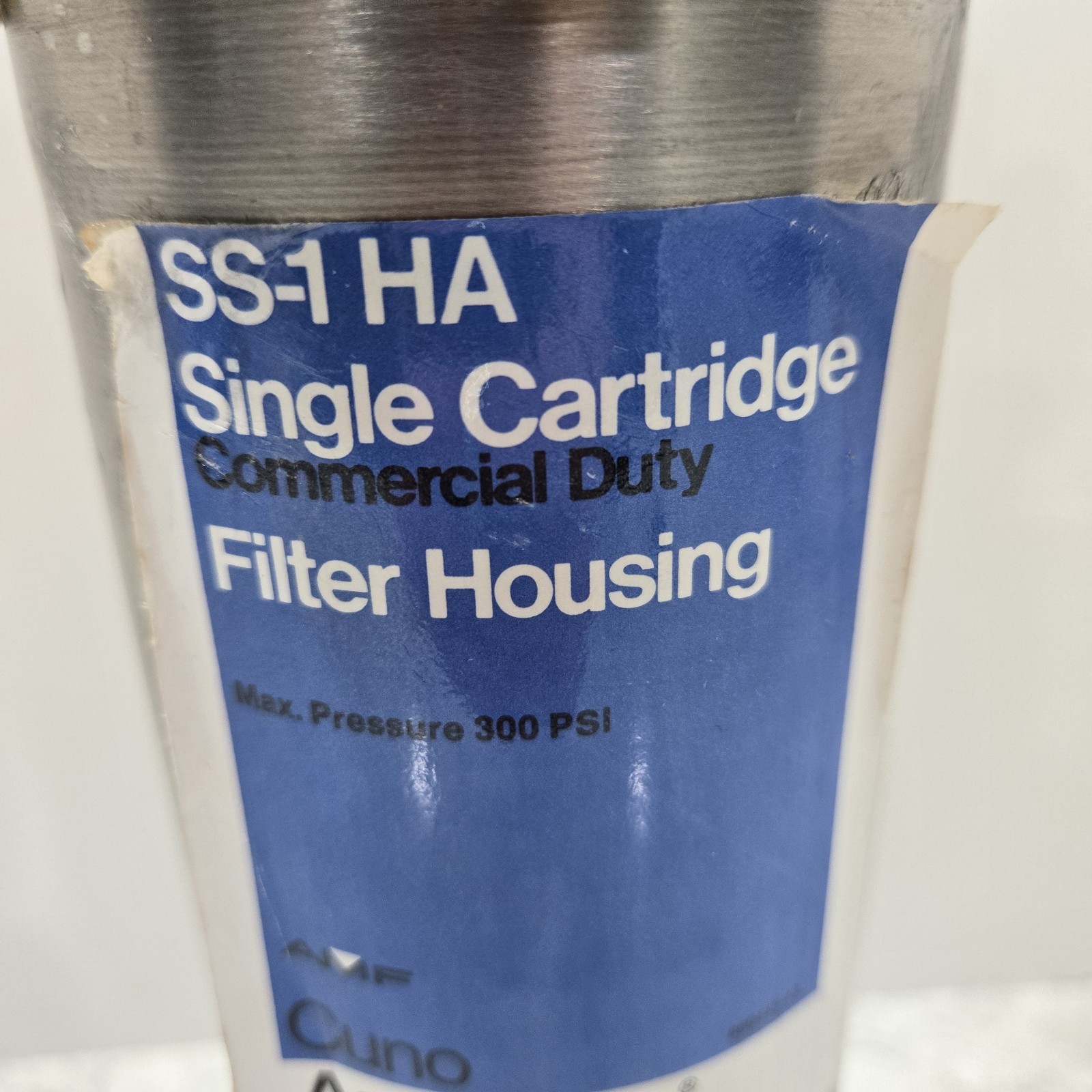 SS-1 HA Stainless Steel Single Cartridge Filter Housing Commercial Duty