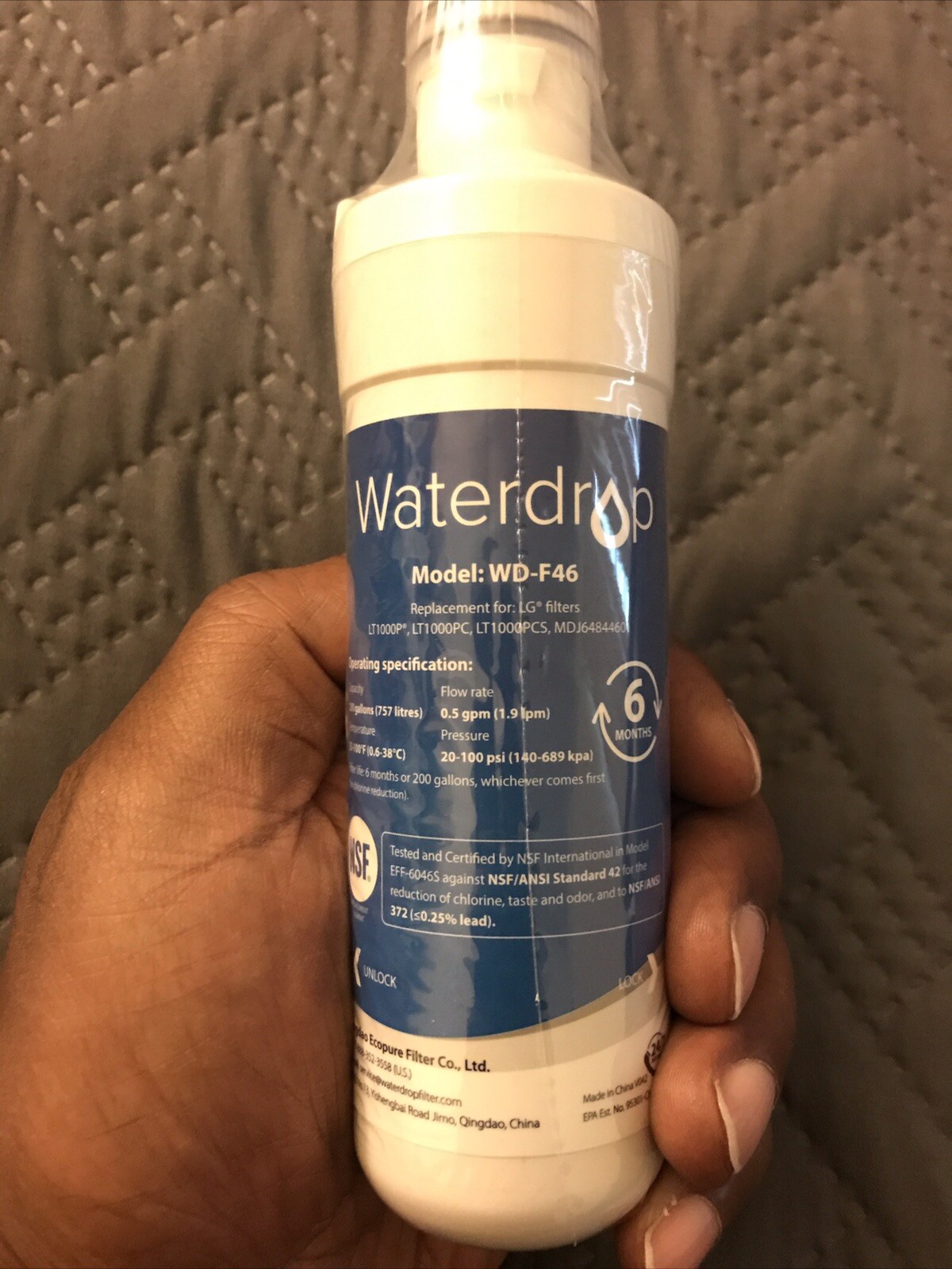 Waterdrop WD-F46 Filter New Sealed Z
