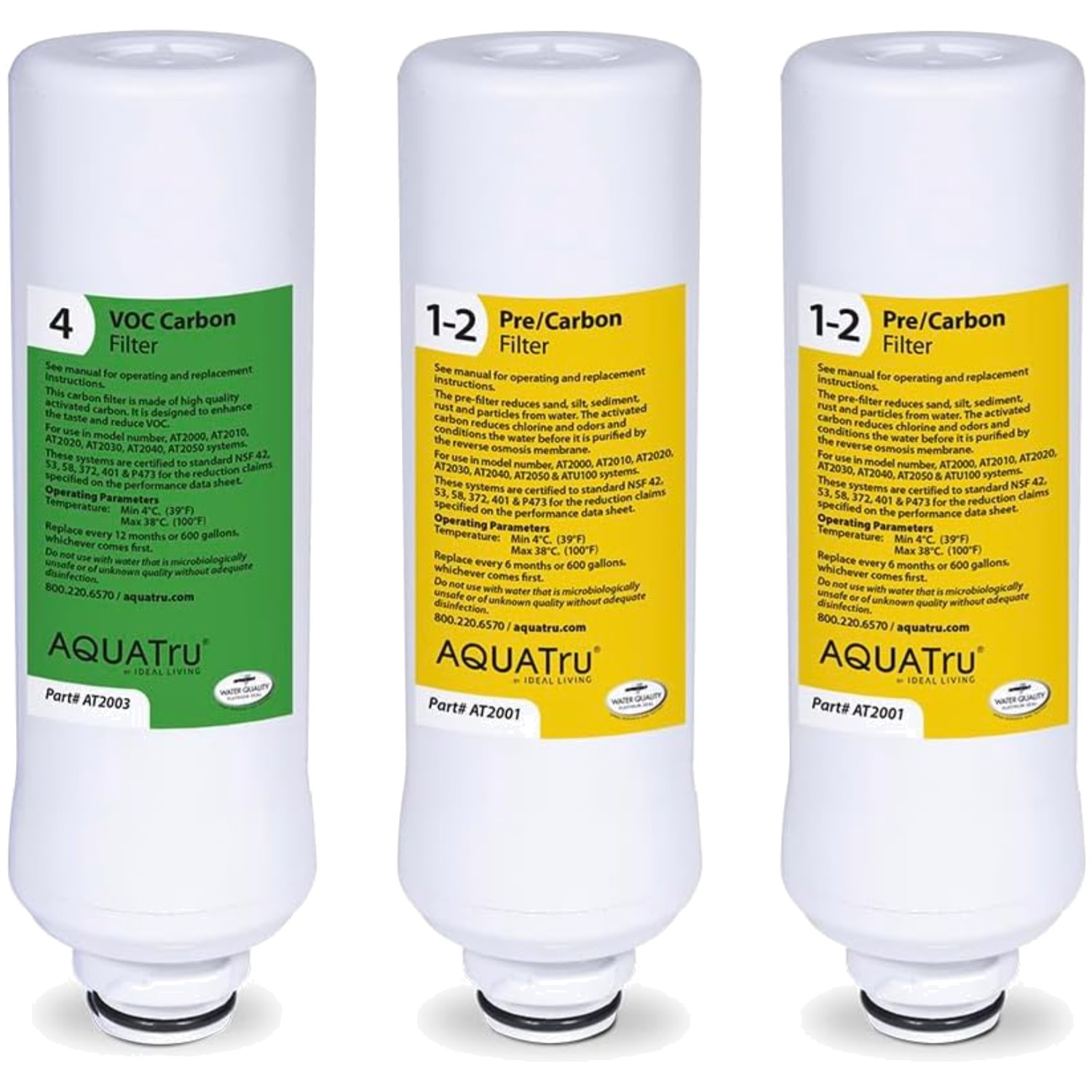 One- Aquatru Purifier Filter Kit