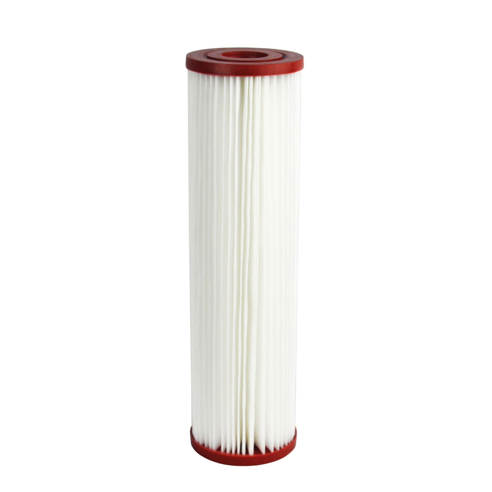 Pleated Poly Sediment Water Filter Cartridge Standard 2.5×10″ 50 Micron 25 Pack