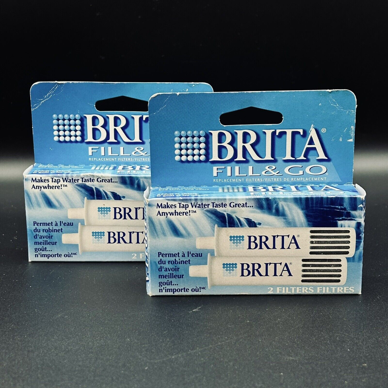 Brita – Fill & Go Replacement Filters Model OB98 – (x2 Package / 4 Filters, )