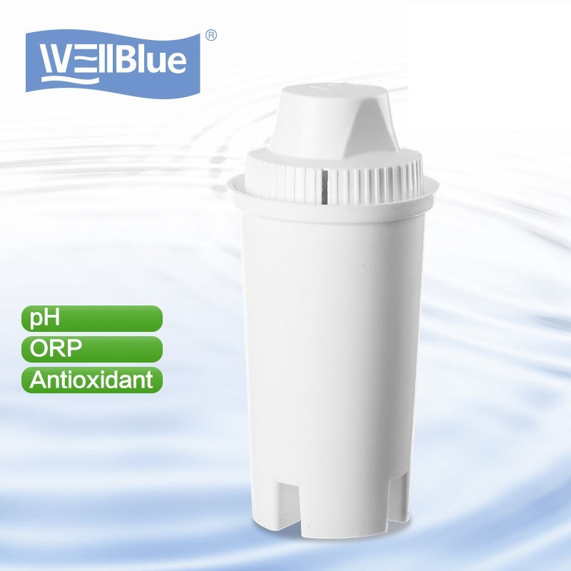 *Alkaline* 7 Stage Drop In Brita Style Water Pitcher Filter Replacements 3 Pack