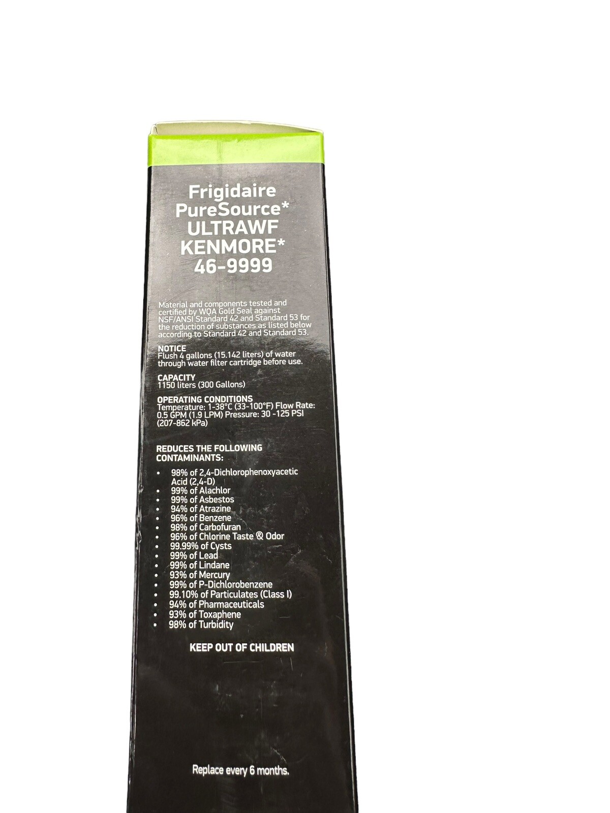 1 PACK Water Filter Frigidaire PureSource ULTRAWF Kenmore 46-9999 AQF-122AWF