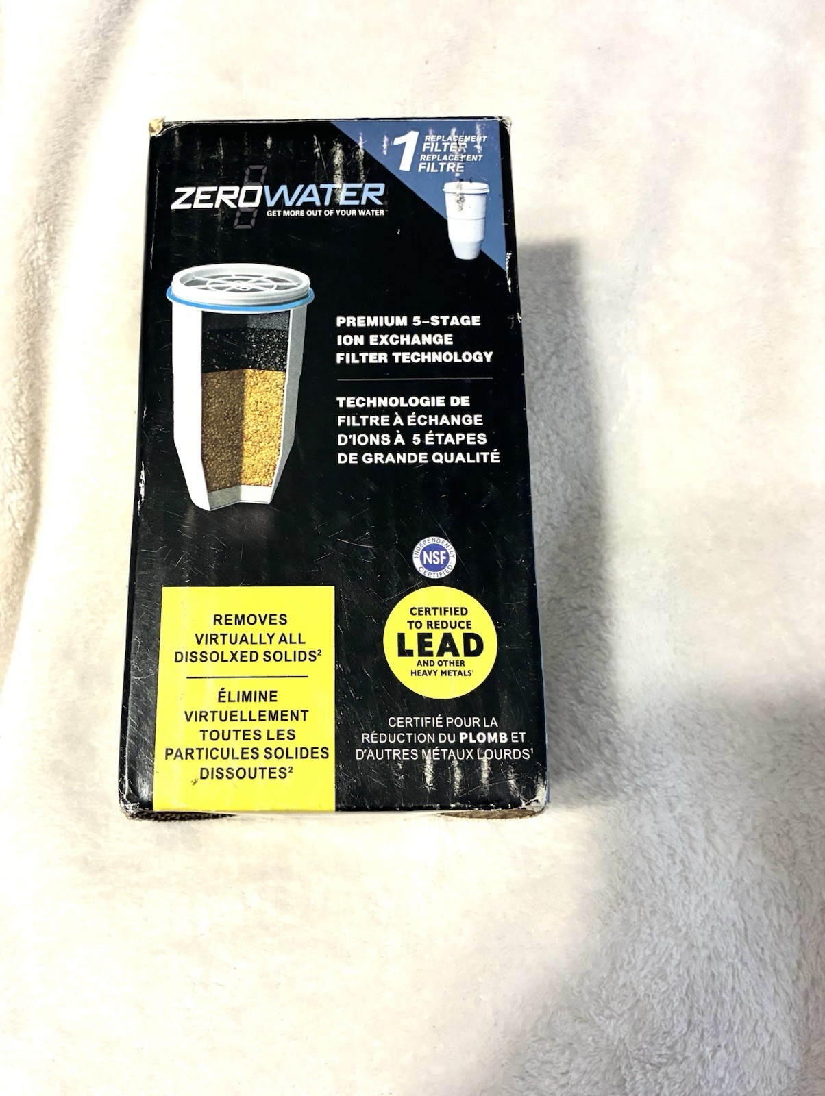 ONE Zero Water ZR-001 Replacement Filter Premium 5 Stage Ion Exchange