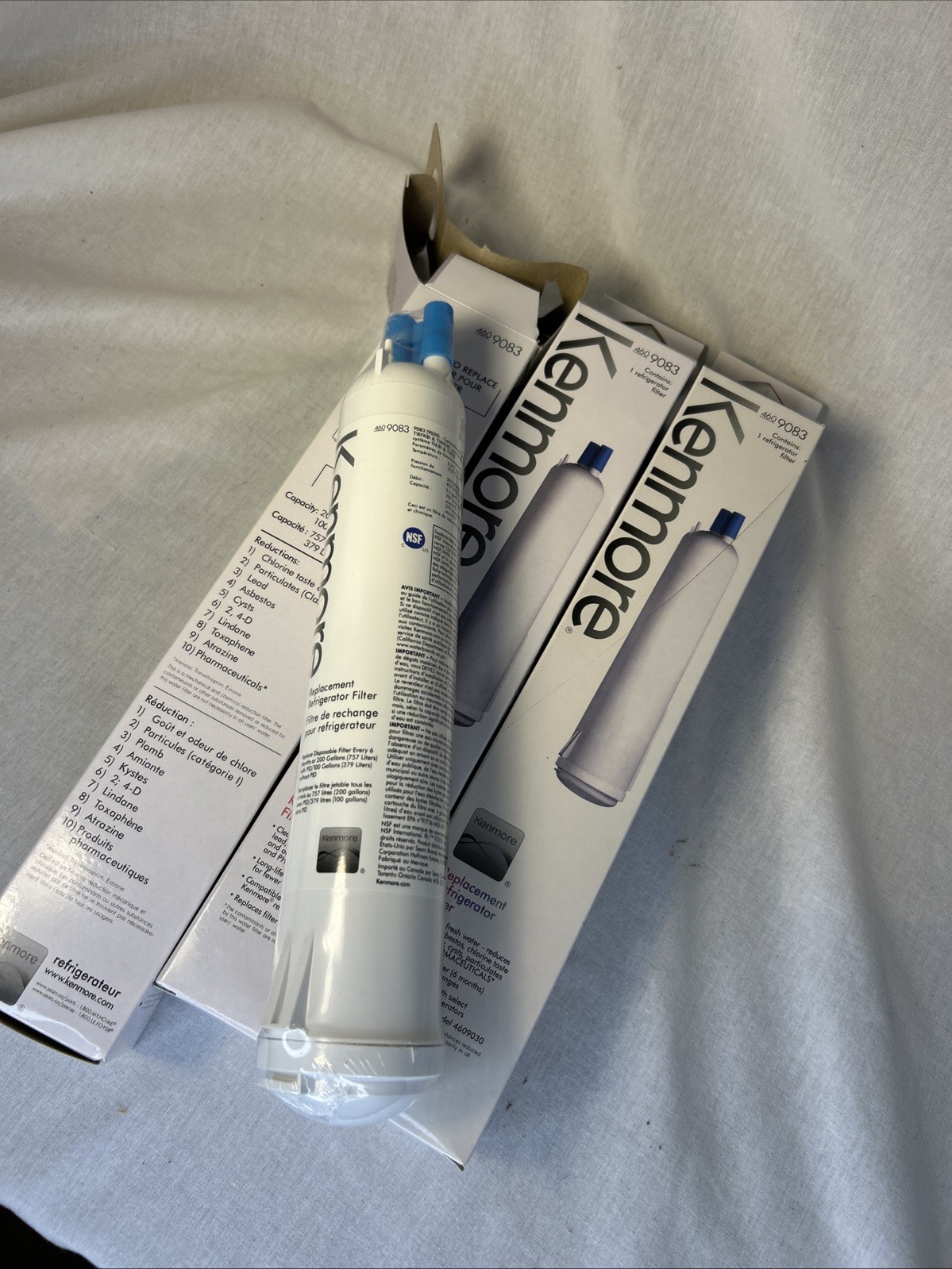 3 pack Kenmore 4609083 460 9083 Replacement Refrigerator Water Filter, New