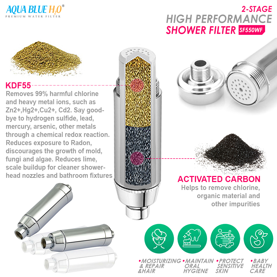 High Quality Shower Filter Super Filtration-Remove 98% Chlorine, Easy Install