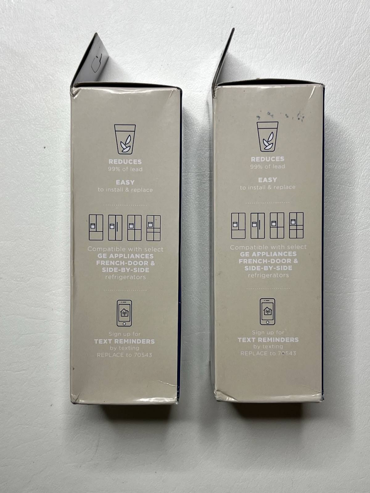 Lot Of 2 GE Appliances XWFE Replacement Refrigerator Water Filter (no chip)