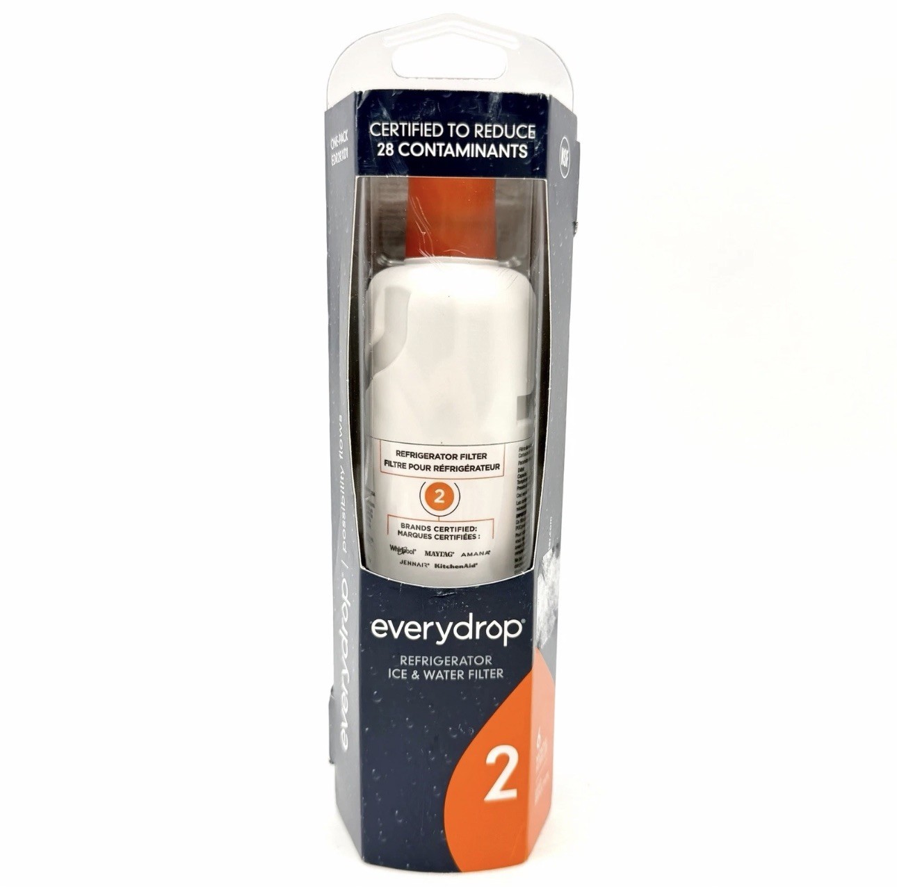 Ice and Water Refrigerator Filter 2 EDR2RXD1 Single NEW