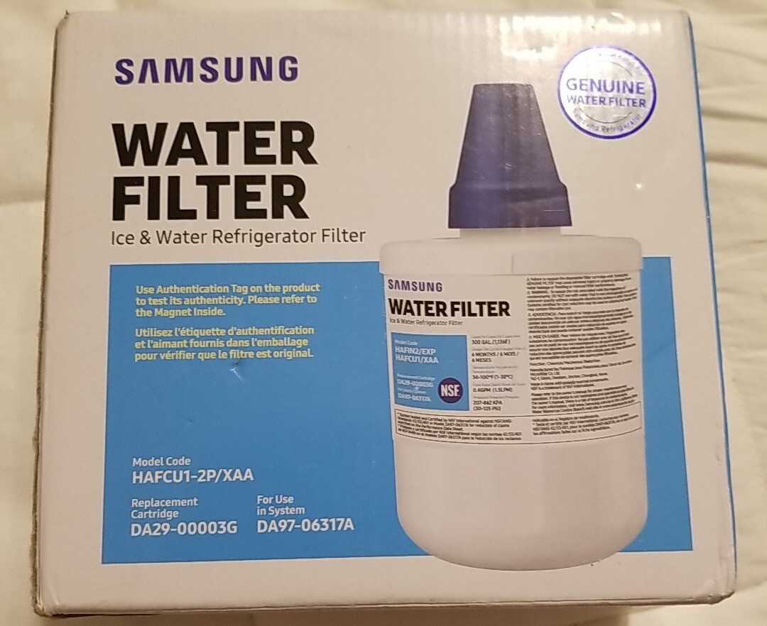 Samsung Water Filter HAFCU1-2P/XAA 2 Filters – See Description New