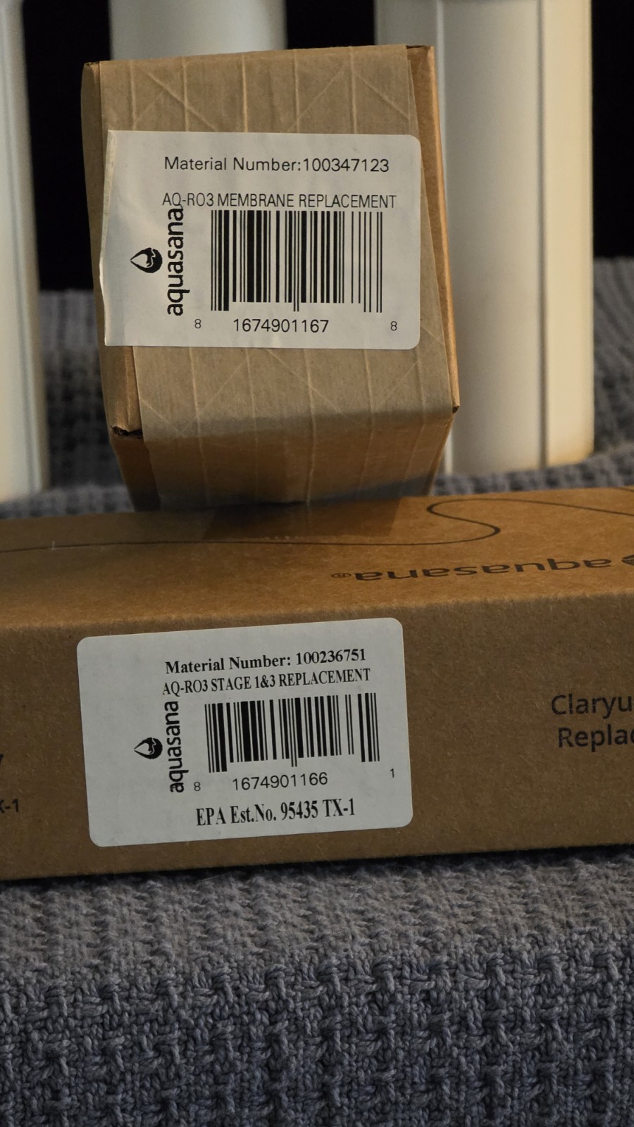 Aquasana OptimH2O – AQ-RO3 Replacement Filter Cartridges, Stages 1, 2, and 3