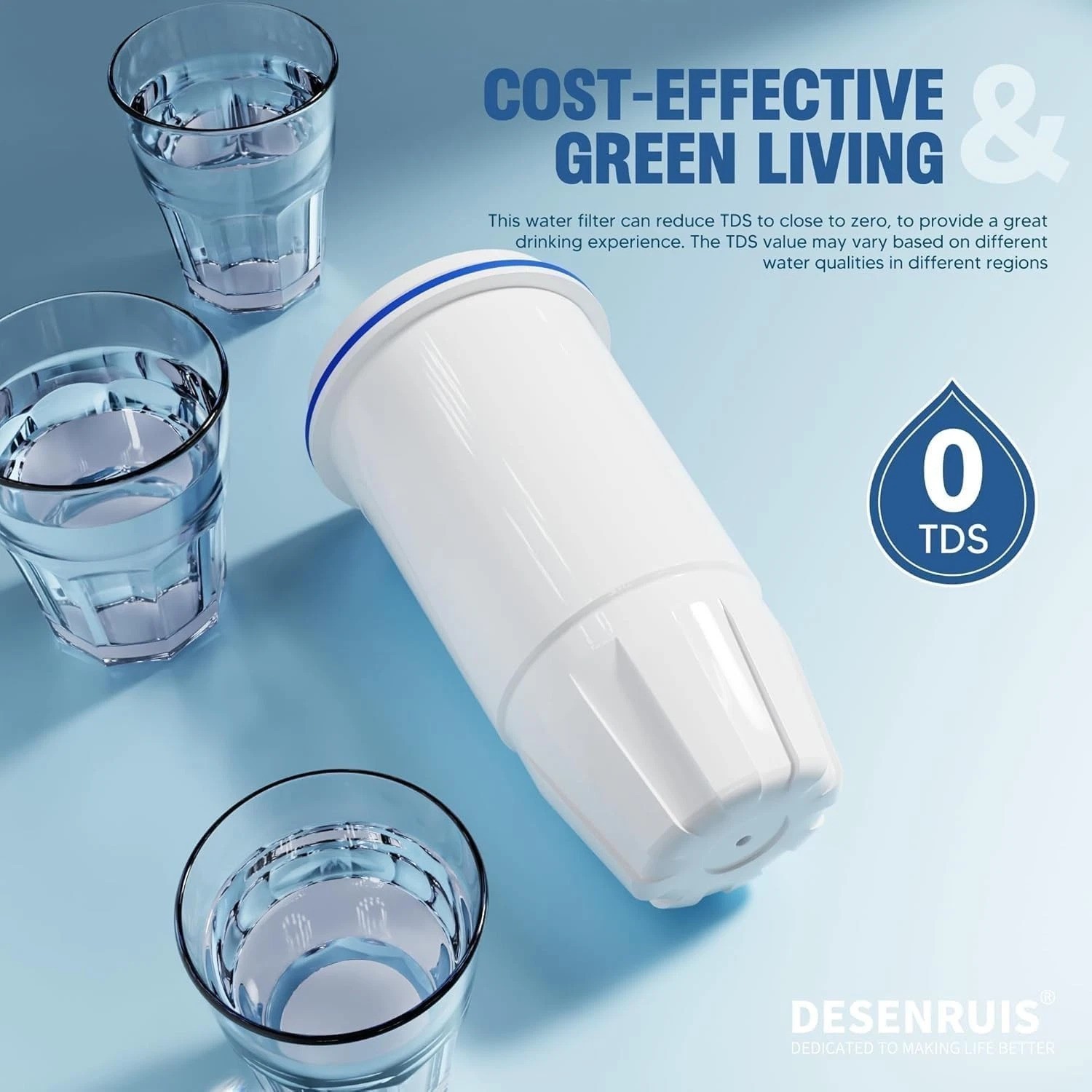 High-Quality Water Filter Replacement for Zero Dispenser – Superior Taste & Odor