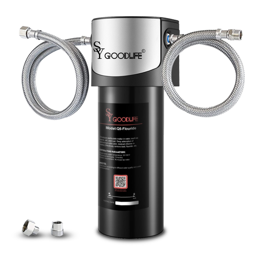 SY GOODLIFE Q5-F Direct Connect Remove Flouride Under Sink Water Filter System