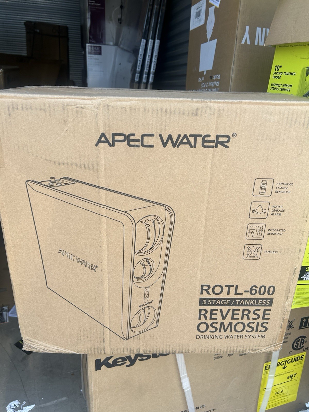 APEC Water ROTL-600-PH Tankless Reverse Osmosis Drinking Water System 3 Stage