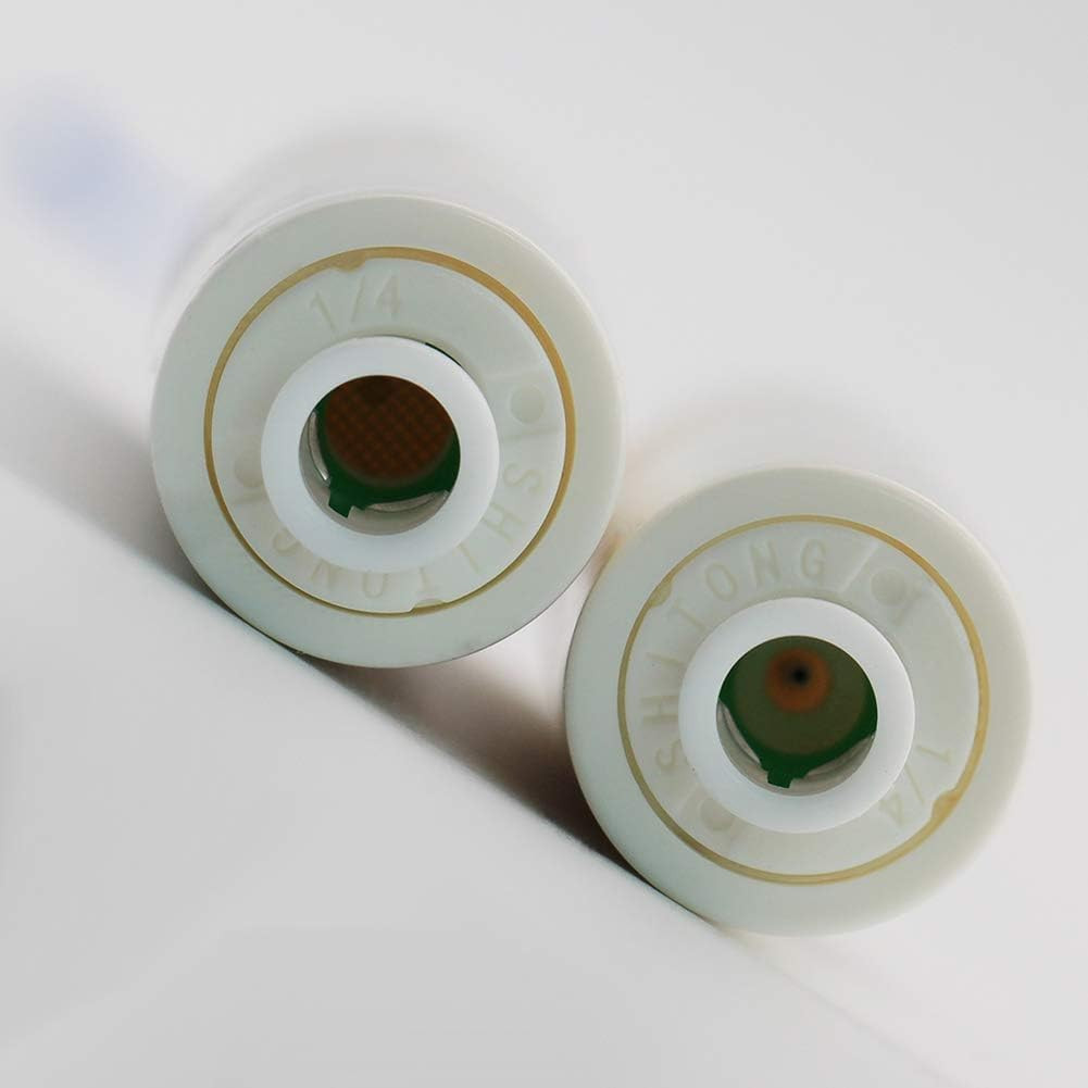2 Packs, 1/4” Quick Connect RO Flow Restrictor 300CC for 50 GPD Reverse Osmosis