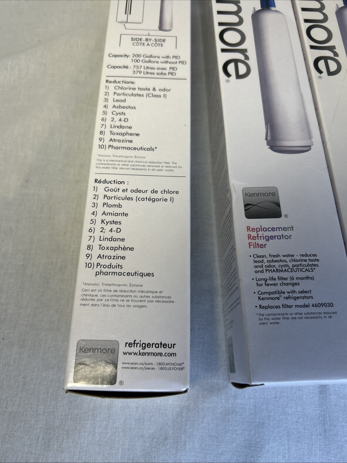 3 pack Kenmore 4609083 460 9083 Replacement Refrigerator Water Filter, New