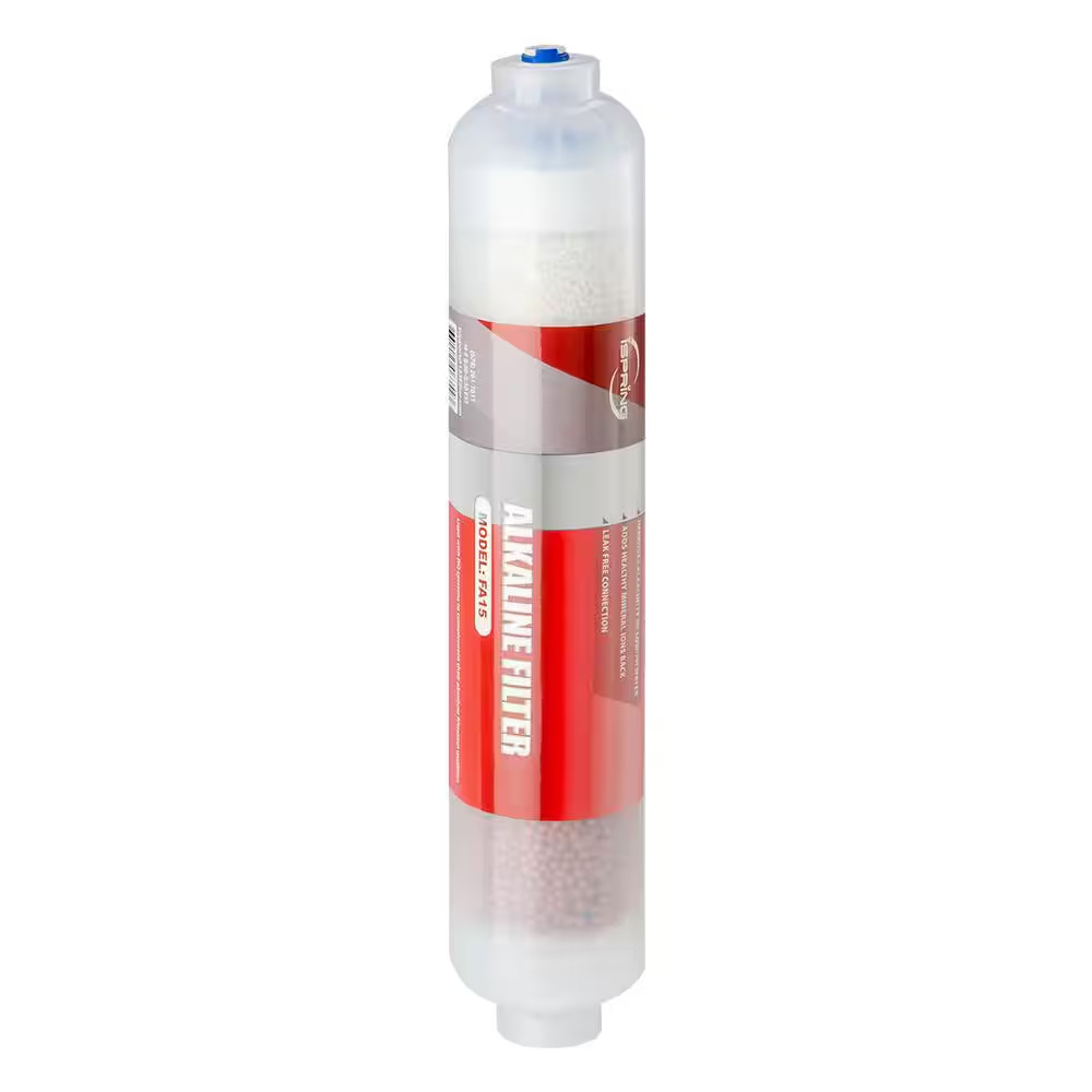 FA15 10 In. Inline 3-Layer Alkaline Replacement Water Filter Cartridge with Mine