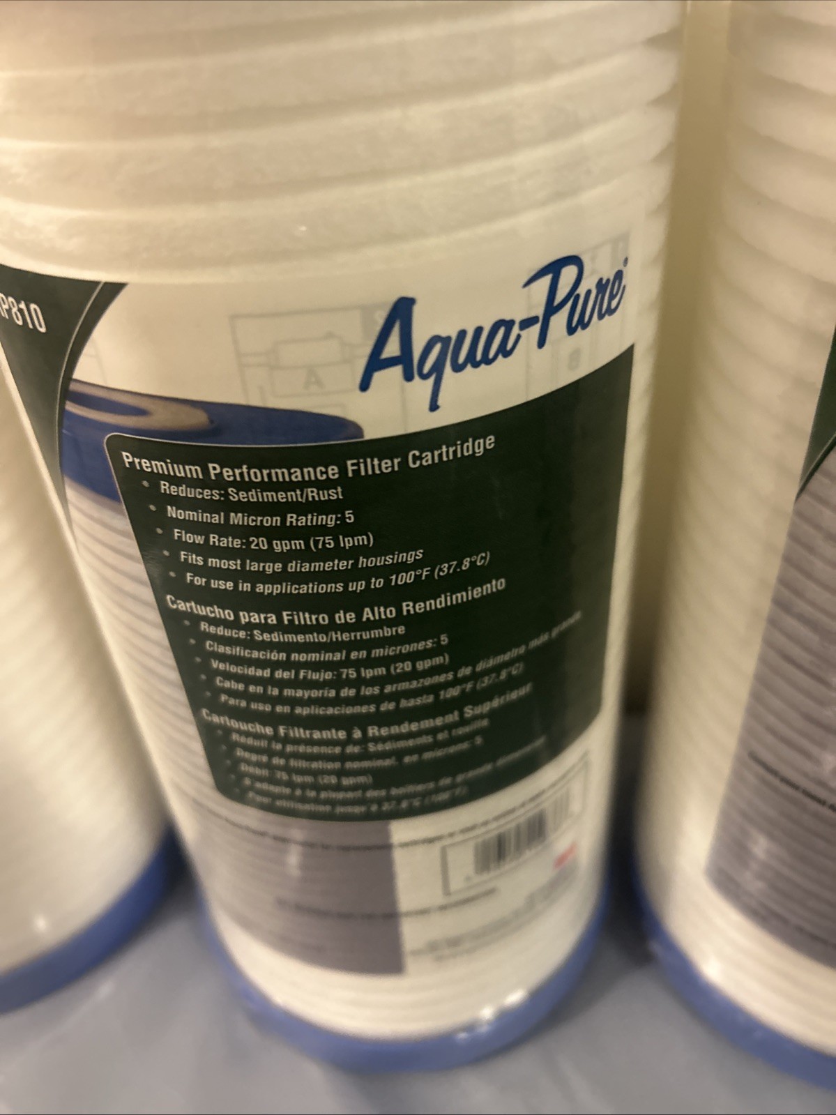 3 New Aqua Pure AP810 Whole House Water Filter Cartridge