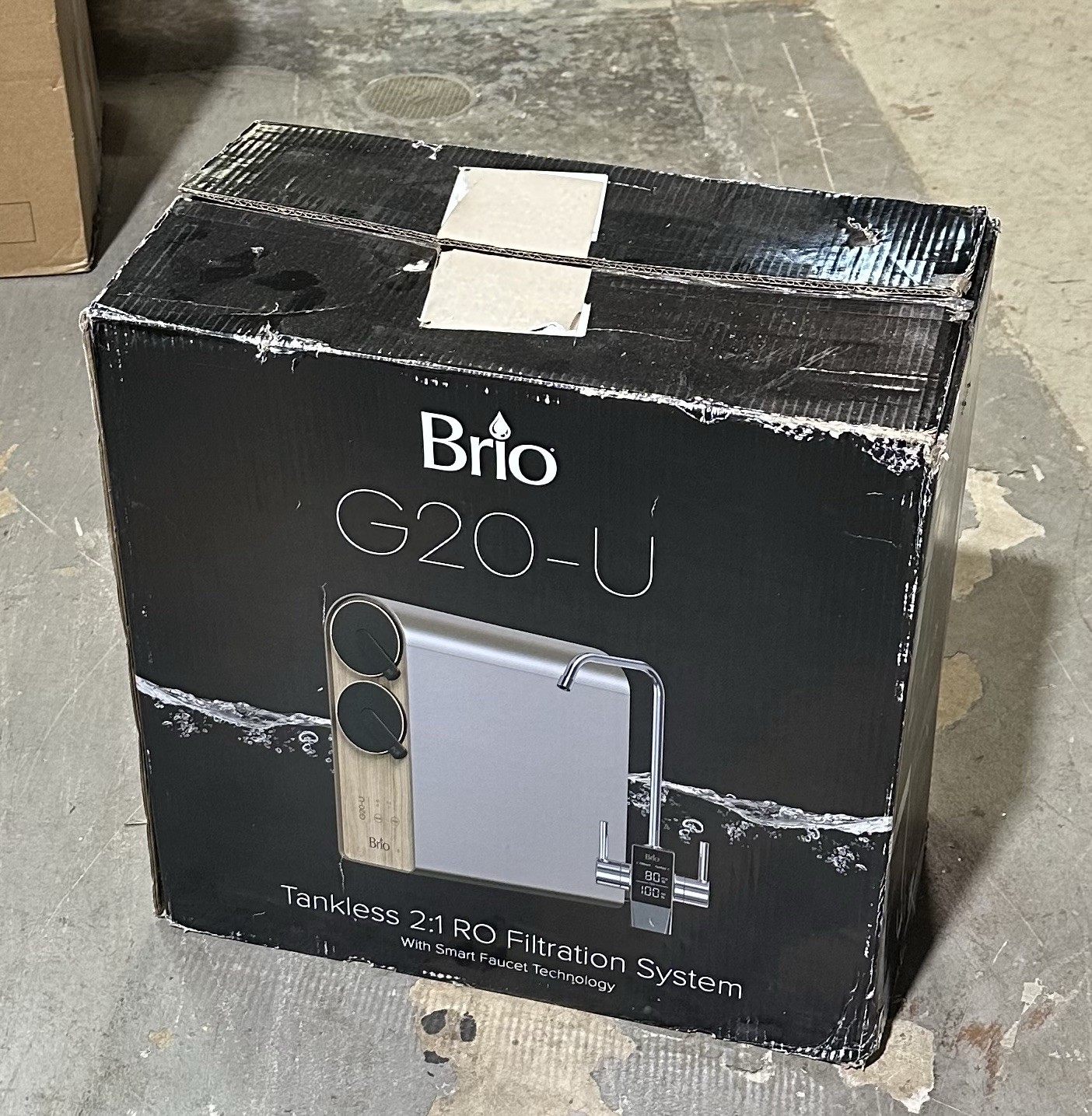Brio G20-U Reverse Osmosis Water Filtration System, Smart Display Faucet 700 GPD
