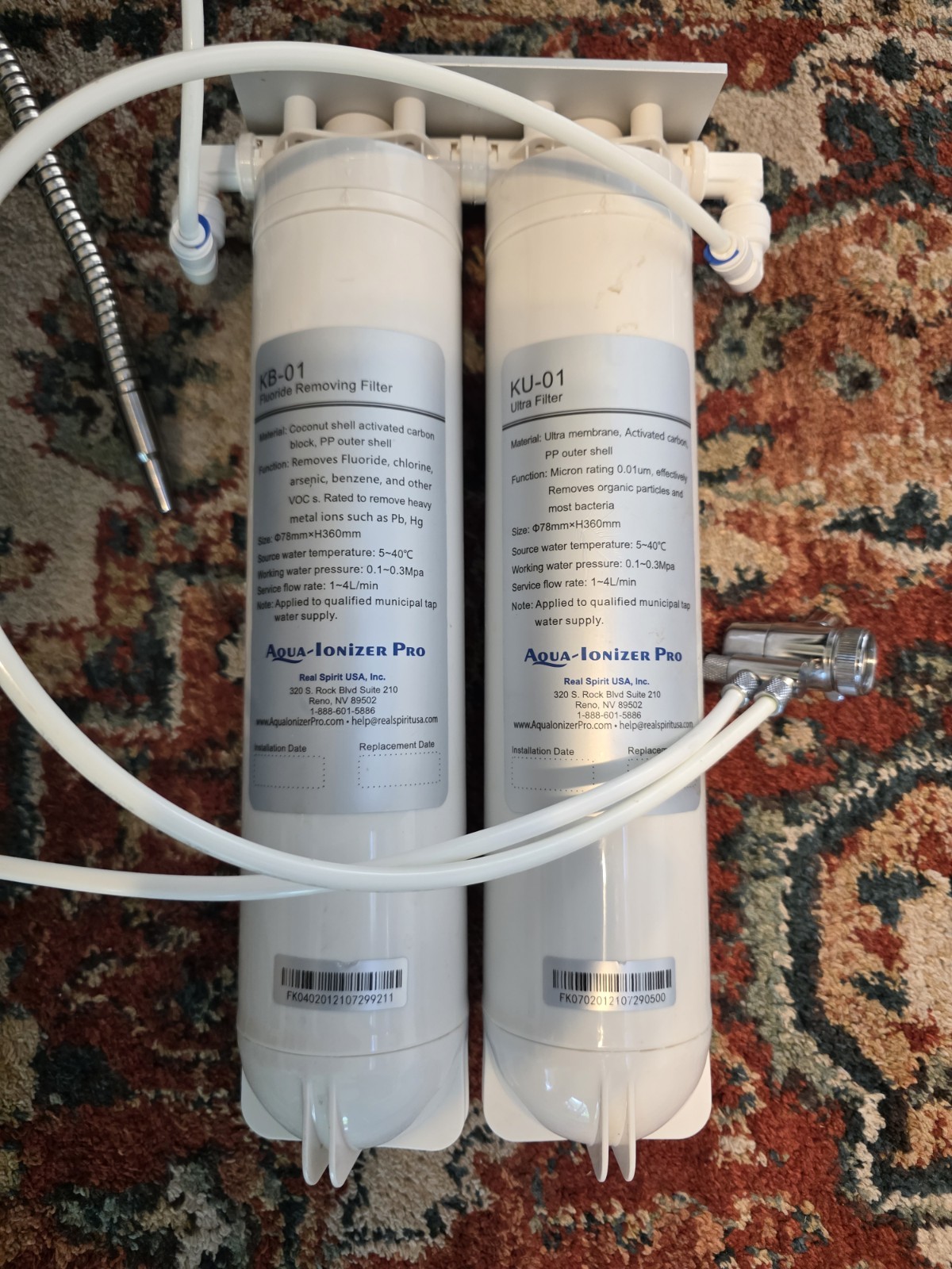Aqua Ionizer Deluxe 9.5 with Adapter Faucet