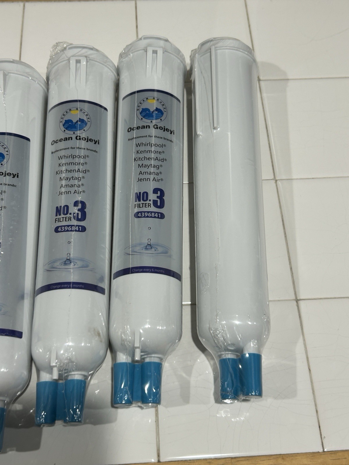 3 Pack Refrigerator Water Replacement Filter EDR3RXD1 4396841 4396710