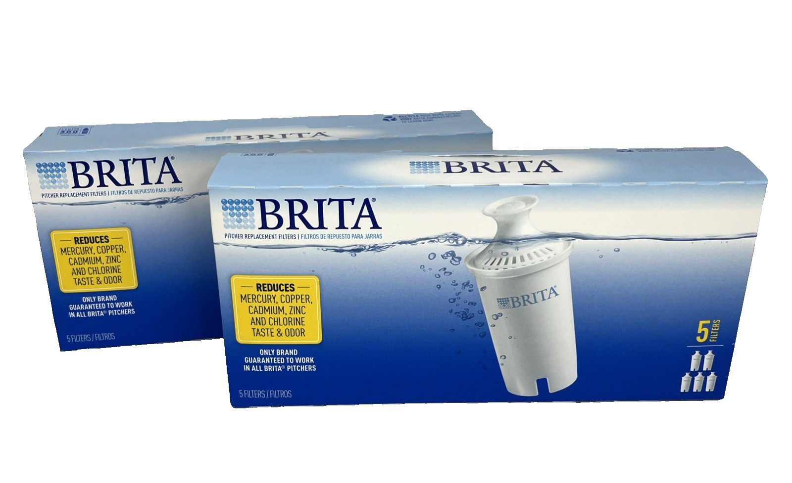 Brita 987554 Replacement Filters 10 Pack Model OB03 ALL SEALED FREE SHIP