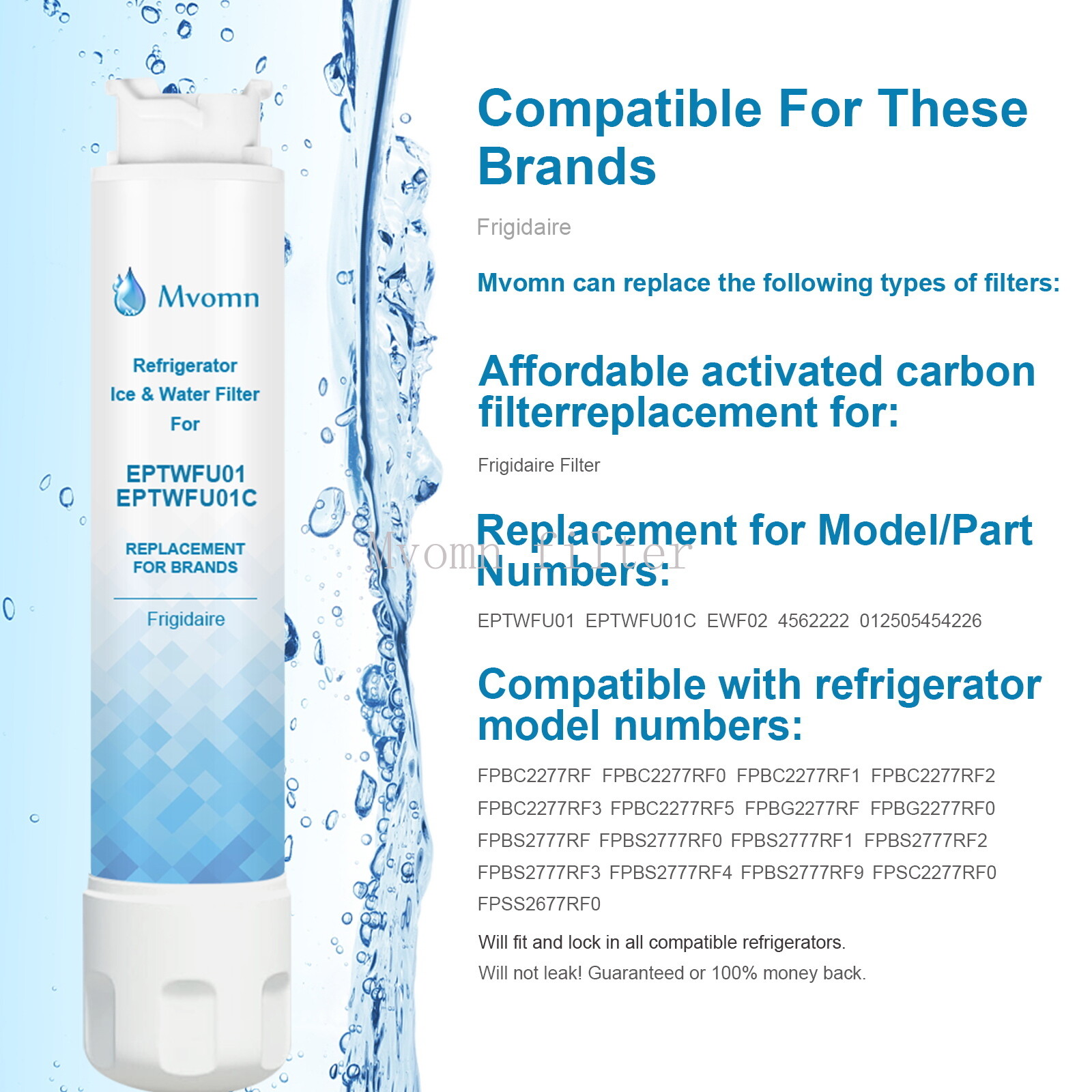 4PACKS For Frigidaire EPTWFU01 Pure Source Ultra II Refrigerator Water Filter