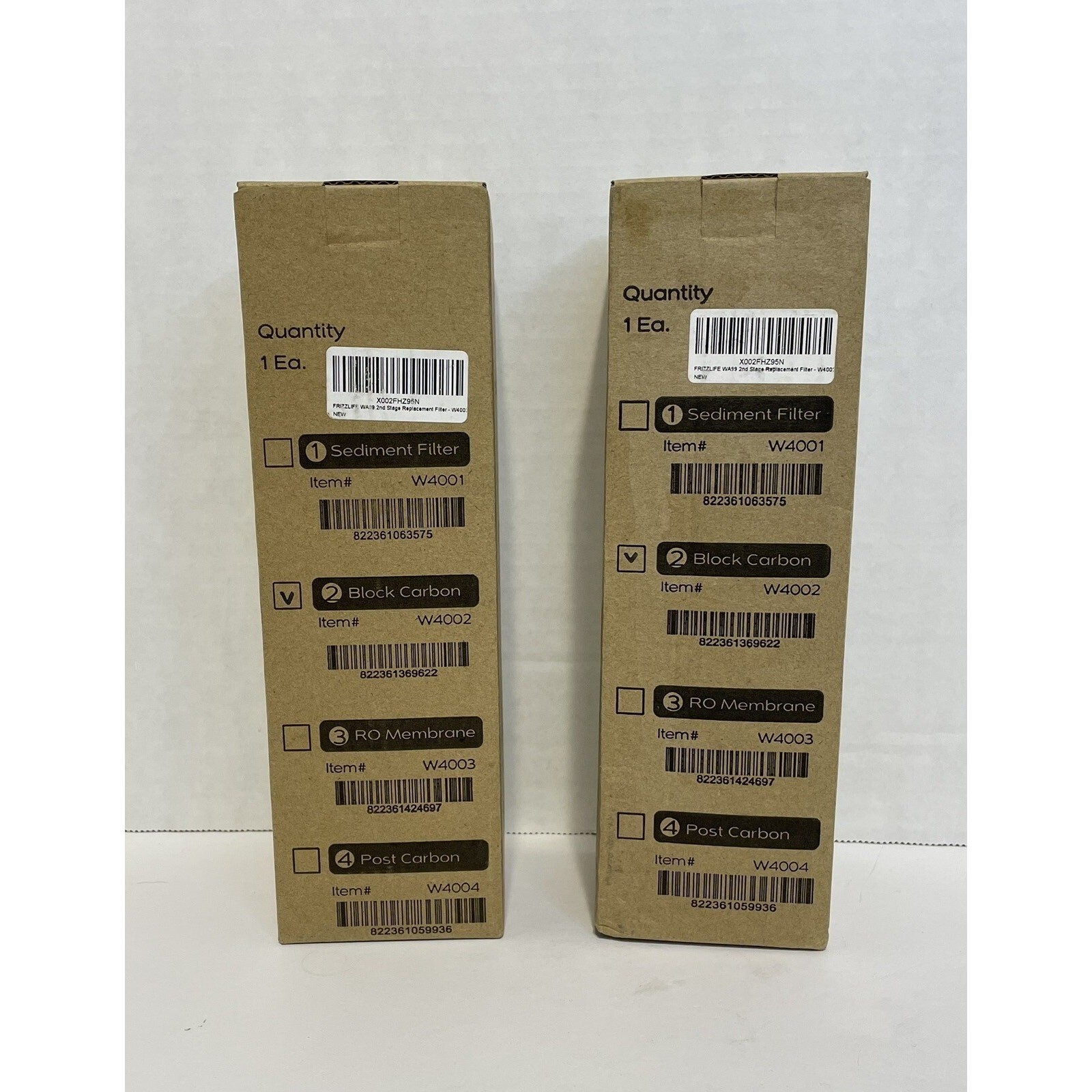 Frizzlife Water Filter Replacement Cartridge WA4001/4002/4003/4004 New in Box
