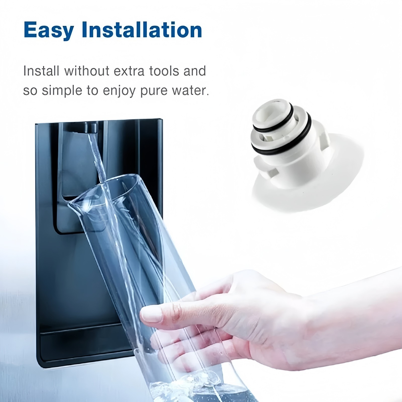 2-8Pack Bosch Ultra Clarity Pro BORPLFTR50 Water Filter White #WFS200MF/WFS210MF
