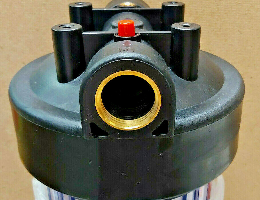 4 Pack Whole House 20″ x4.5″ BB Purple Clear Water Filter Housing AS IS