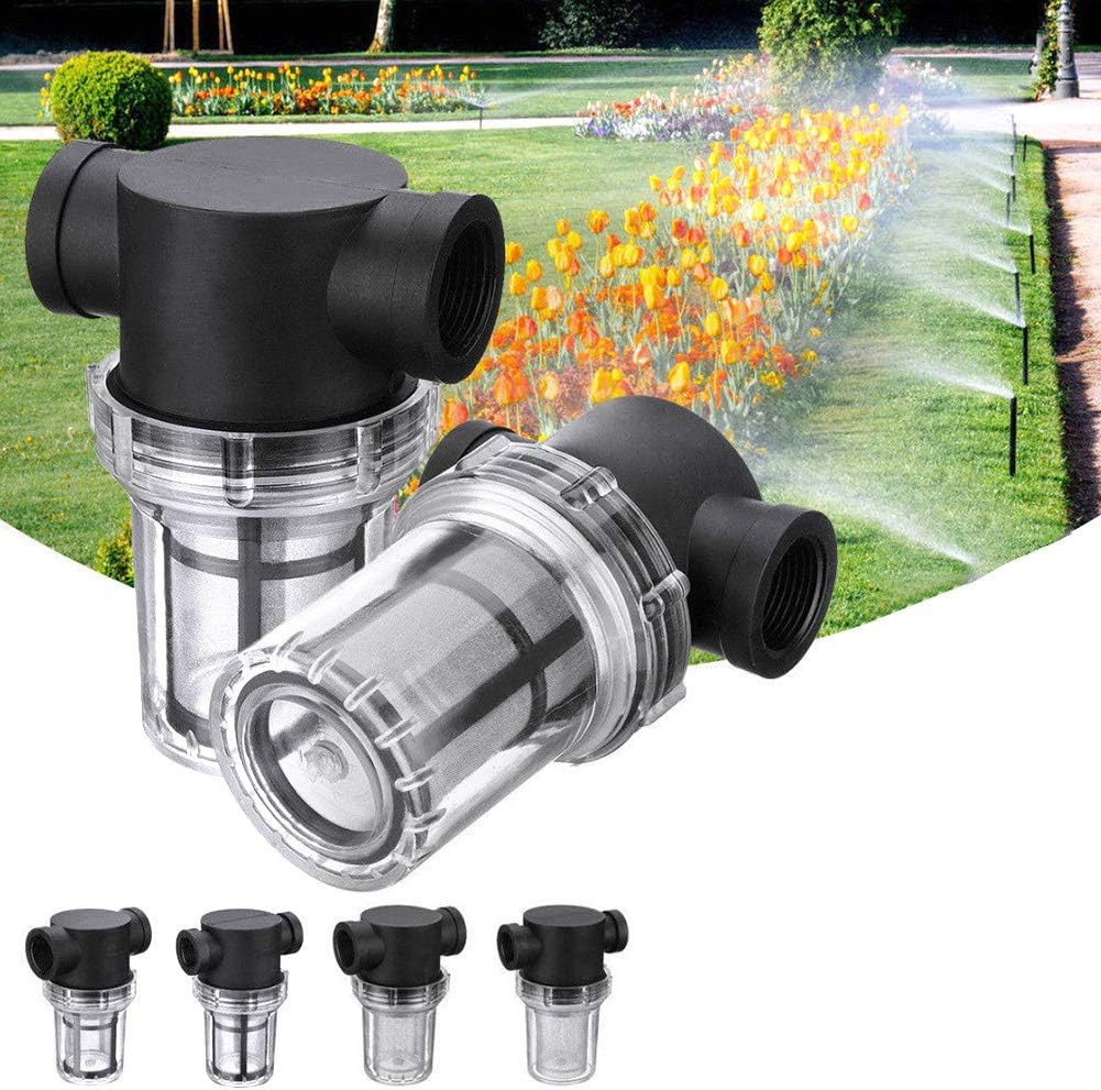 1Pcs Garden Pond 1 Inch Inline Mesh Strainer Water Pump Filter Irrigation High F