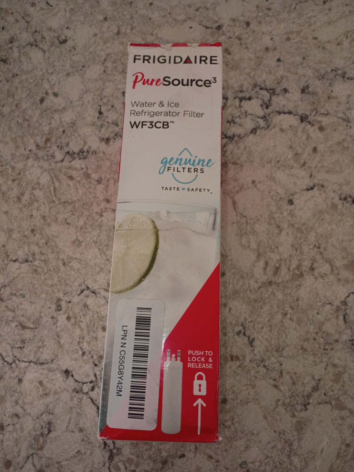 Frigidaire WF3CB Water Filter for Frigidaire Refrigerator – White