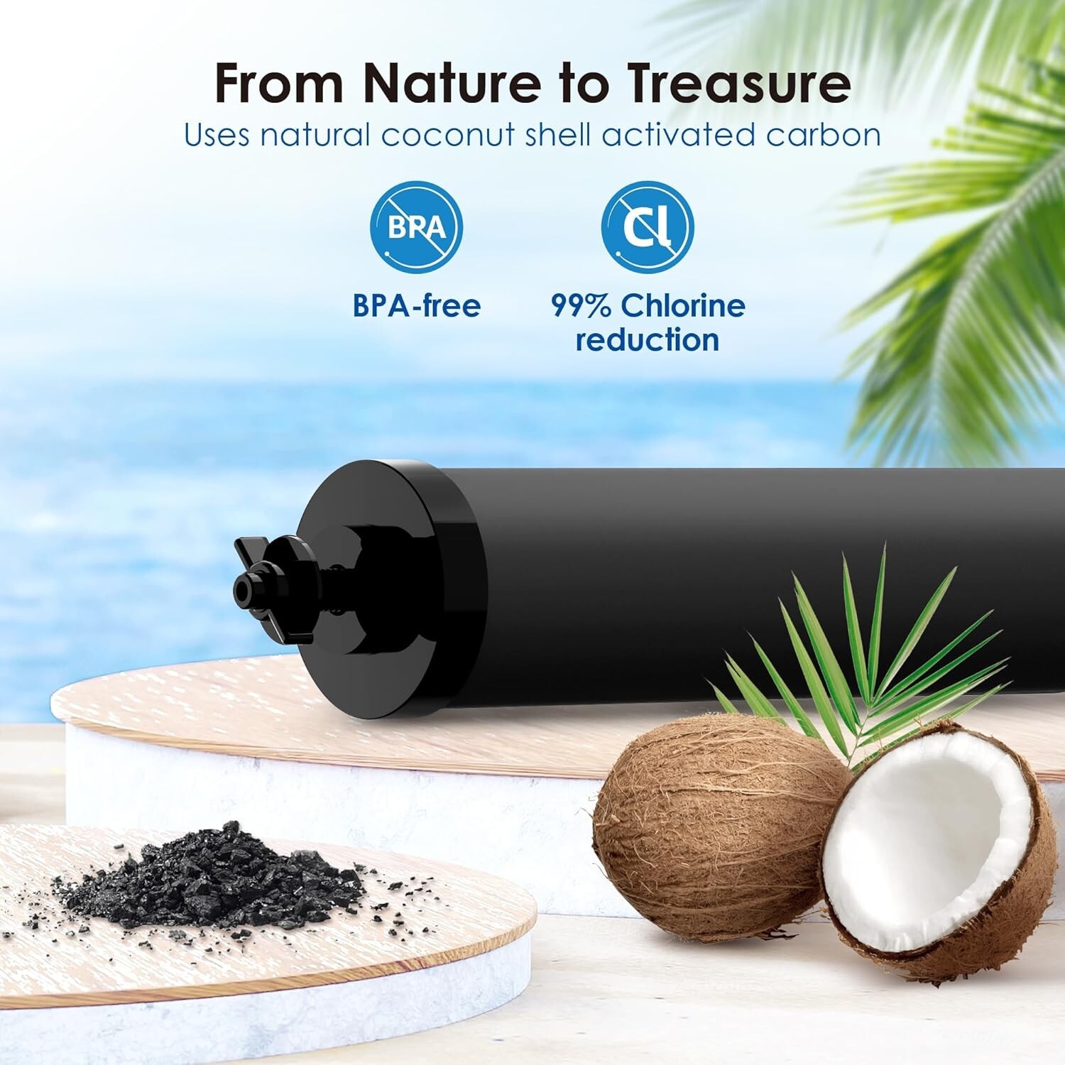 Waterdrop NSF/ANSI 42&372 Certified Water Filter,Replacement for Berkey®,4 Packs