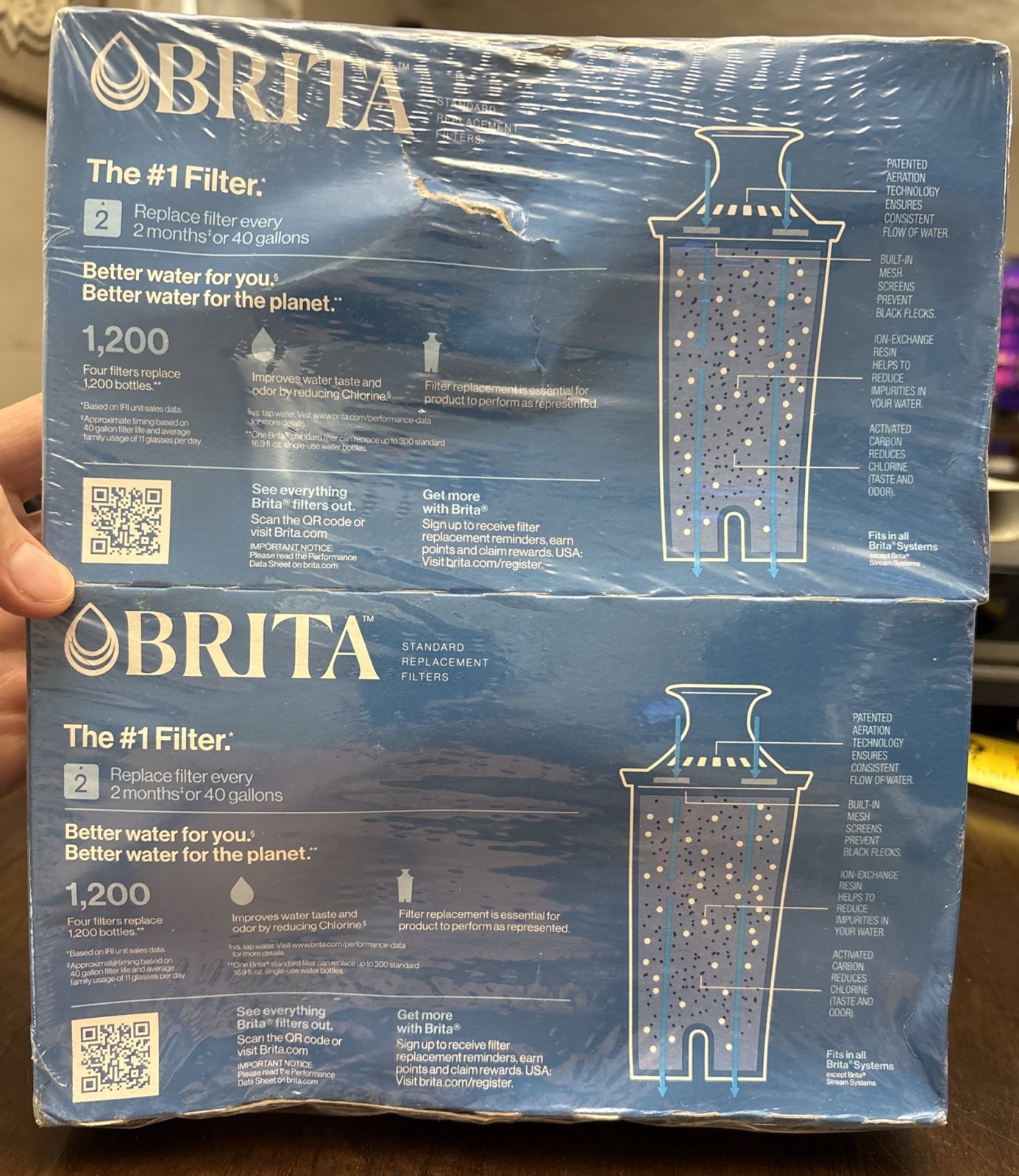 Brita 987554 OB03 Pitcher Replacement Filters – 8 Pack! Sealed!