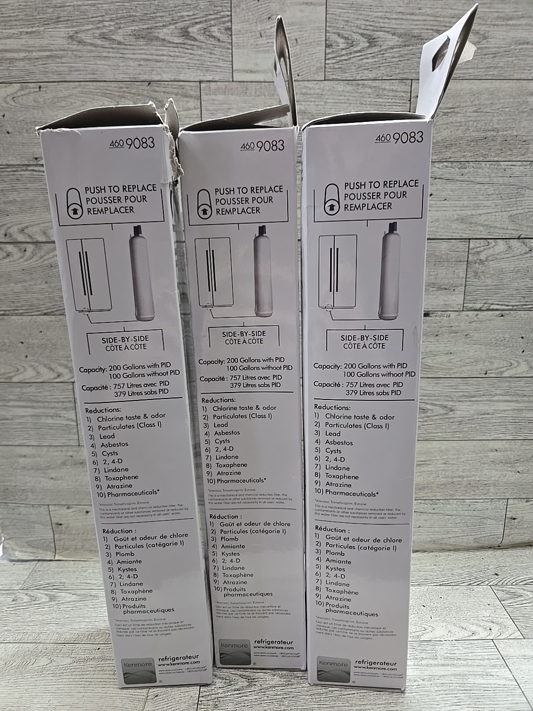 3 PACK – Kenmore 460 9083 Refrigerator Water Filter