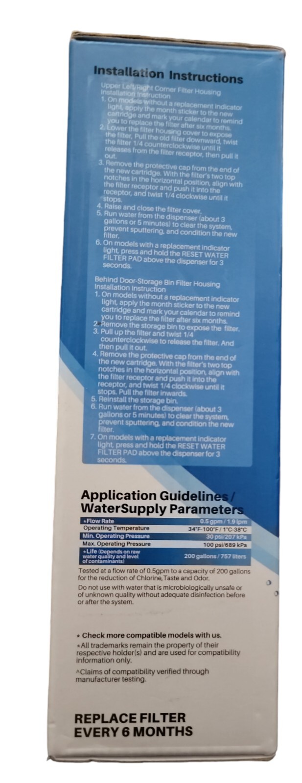 Ice Pure RWF4700AC Refrigerator Water Filter Replacement
